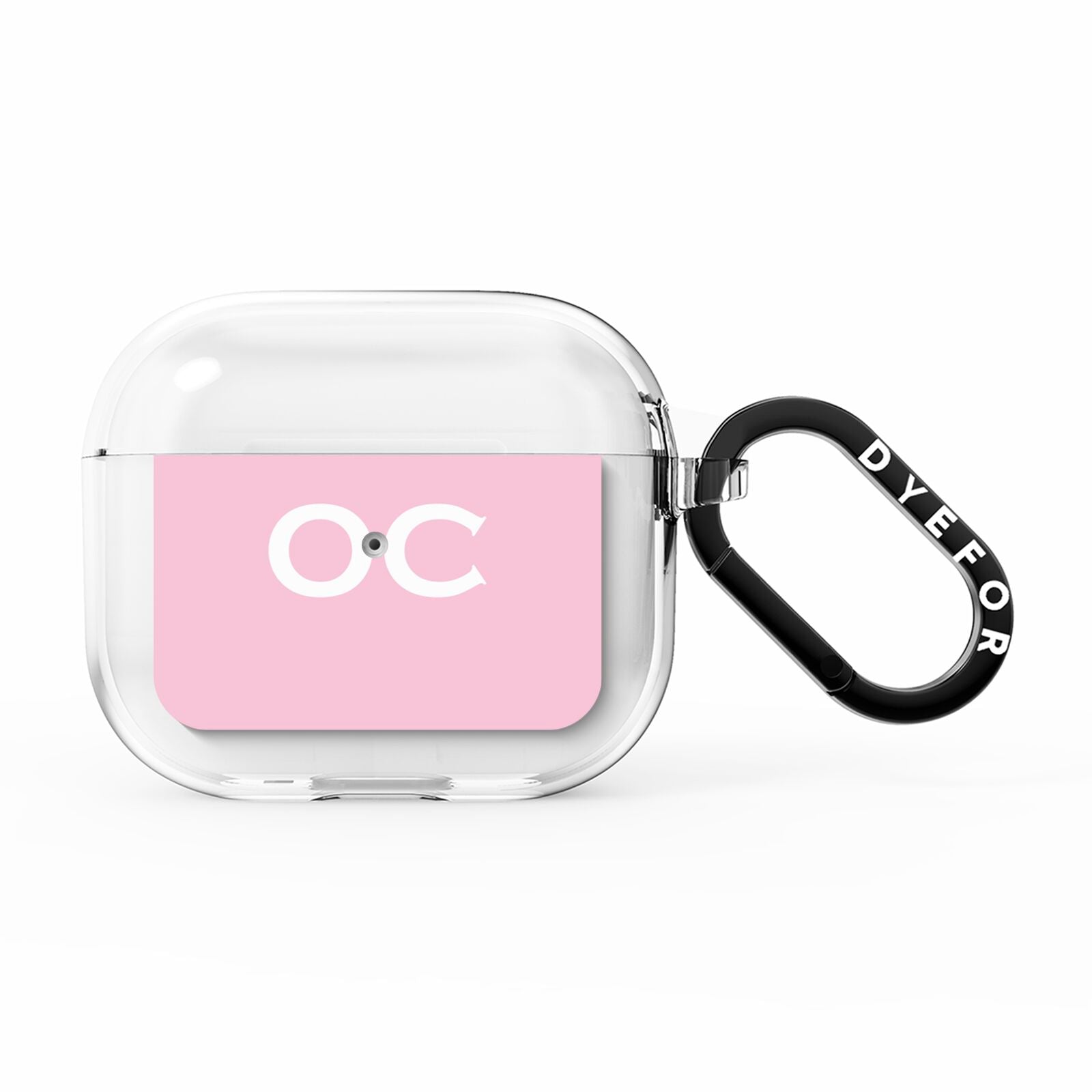 Personalised Initials 2 AirPods Clear Case 3rd Gen