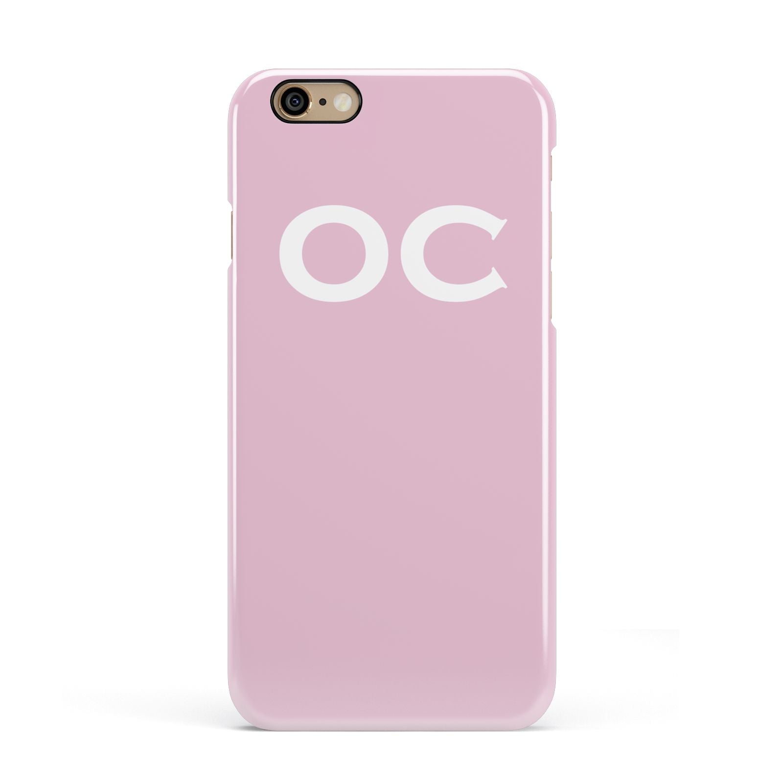 Personalised Initials 2 Apple iPhone 6 3D Snap Case