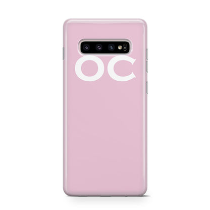 Personalised Initials 2 Samsung Galaxy S10 Case