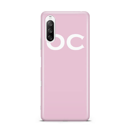 Personalised Initials 2 Sony Xperia 10 III Case