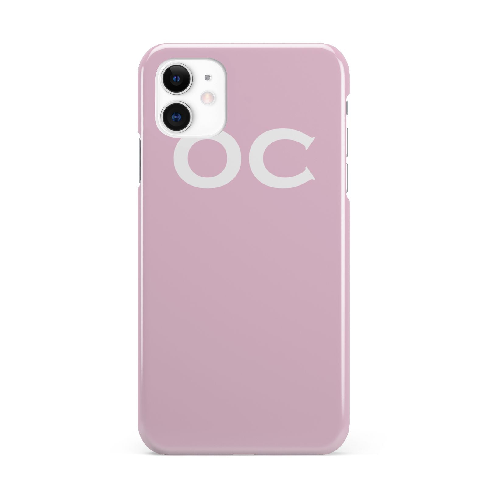 Personalised Initials 2 iPhone 11 3D Snap Case