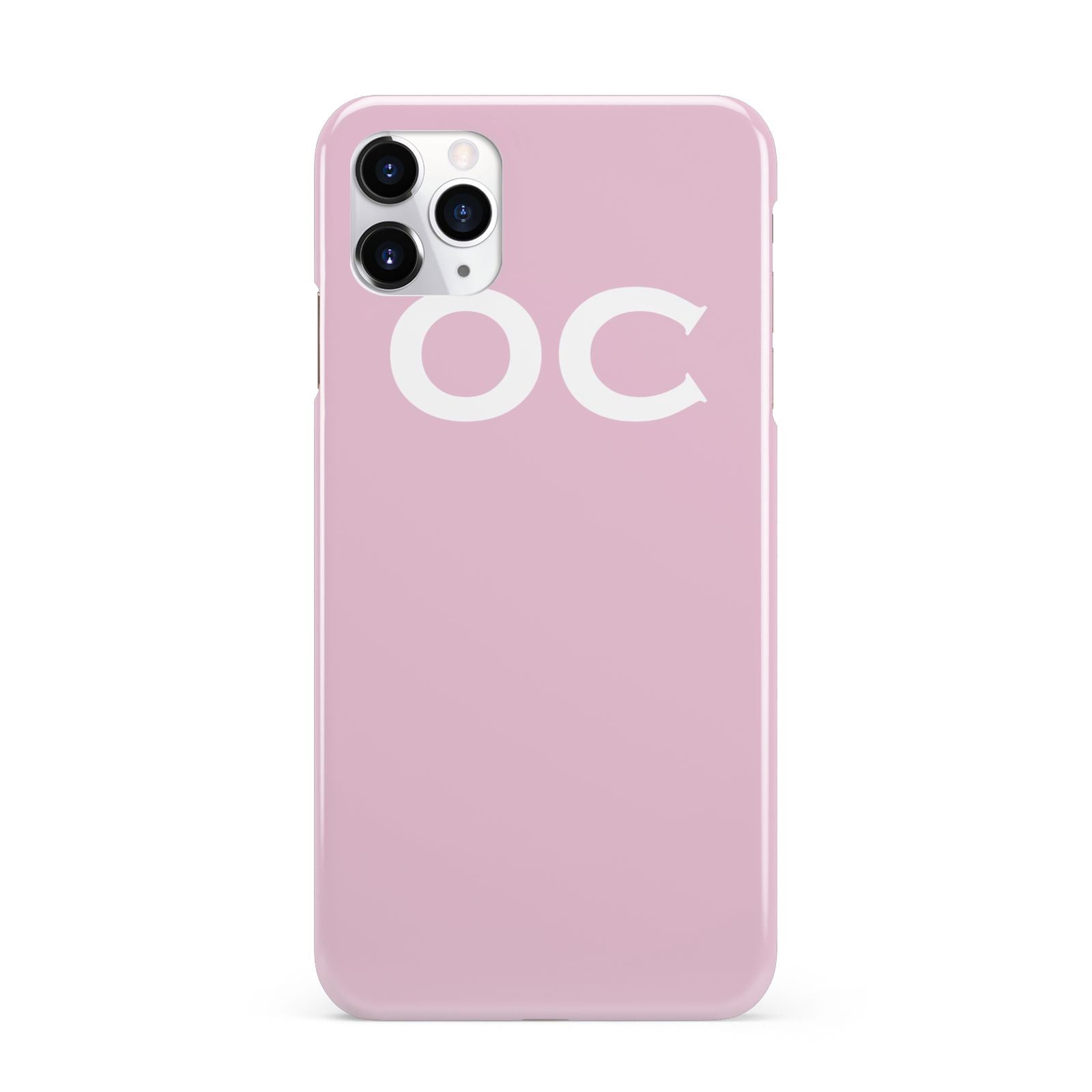 Personalised Initials 2 iPhone 11 Pro Max 3D Snap Case