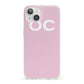 Personalised Initials 2 iPhone 13 Clear Bumper Case
