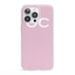 Personalised Initials 2 iPhone 13 Pro Clear Bumper Case