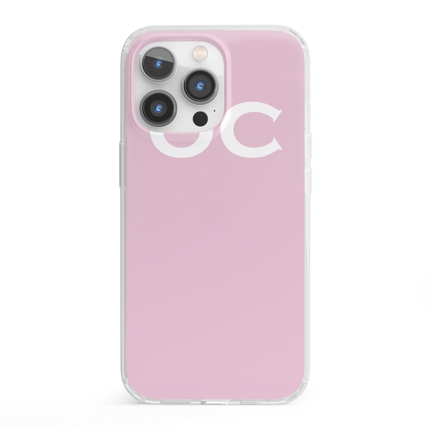 Personalised Initials 2 iPhone 13 Pro Clear Bumper Case