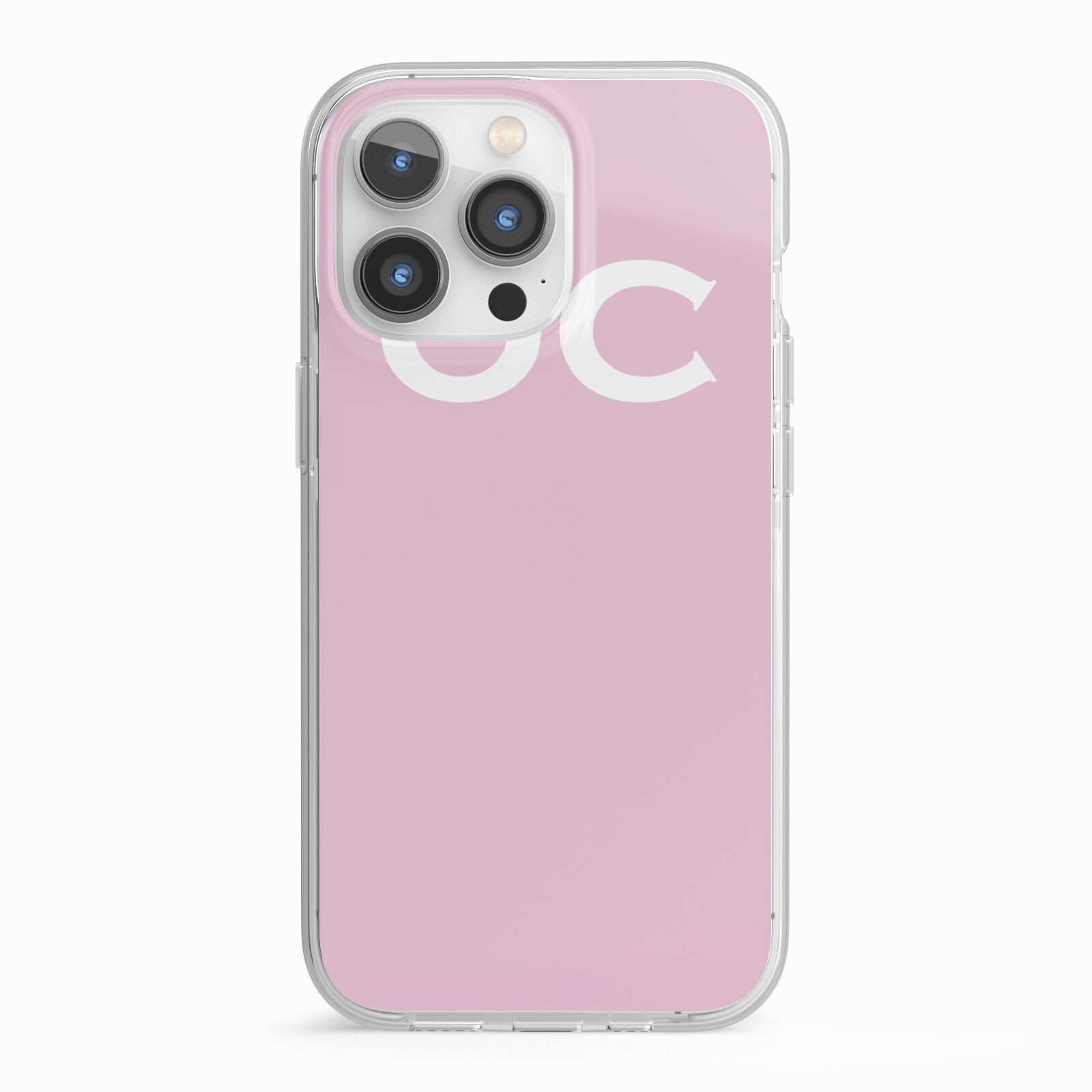 Personalised Initials 2 iPhone 13 Pro TPU Impact Case with White Edges