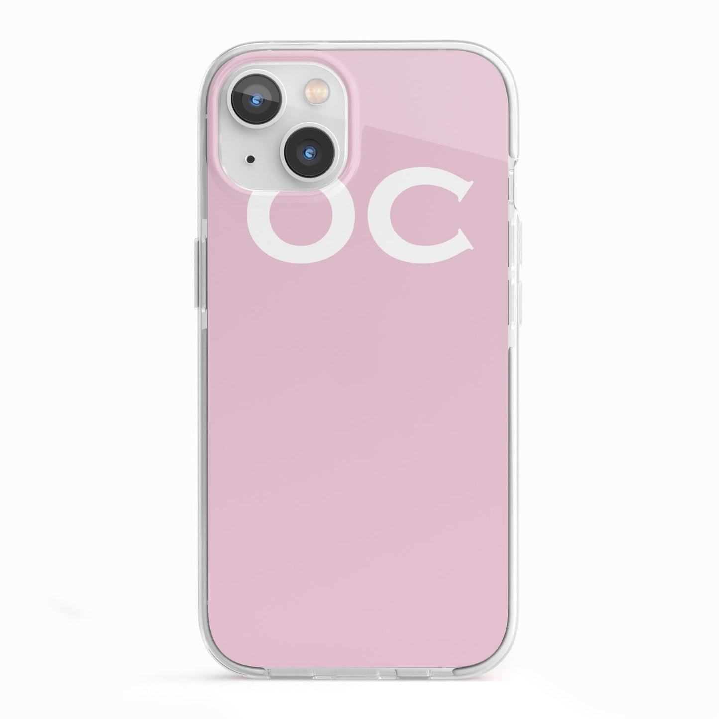 Personalised Initials 2 iPhone 13 TPU Impact Case with White Edges