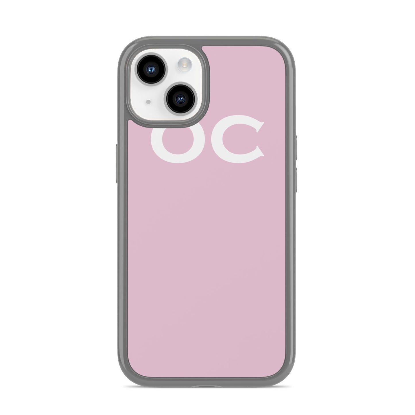 Personalised Initials 2 iPhone 14 Clear Tough Case Starlight