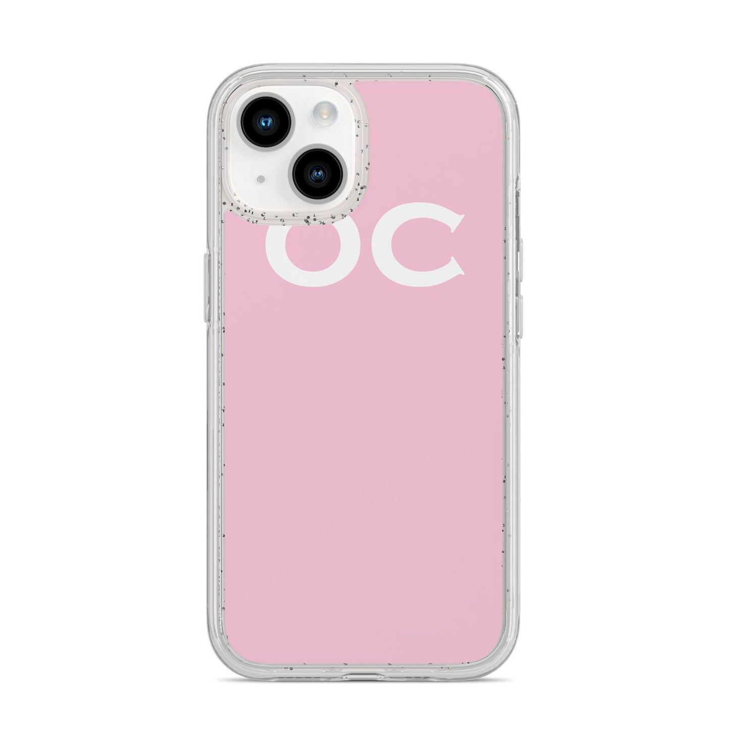 Personalised Initials 2 iPhone 14 Glitter Tough Case Starlight
