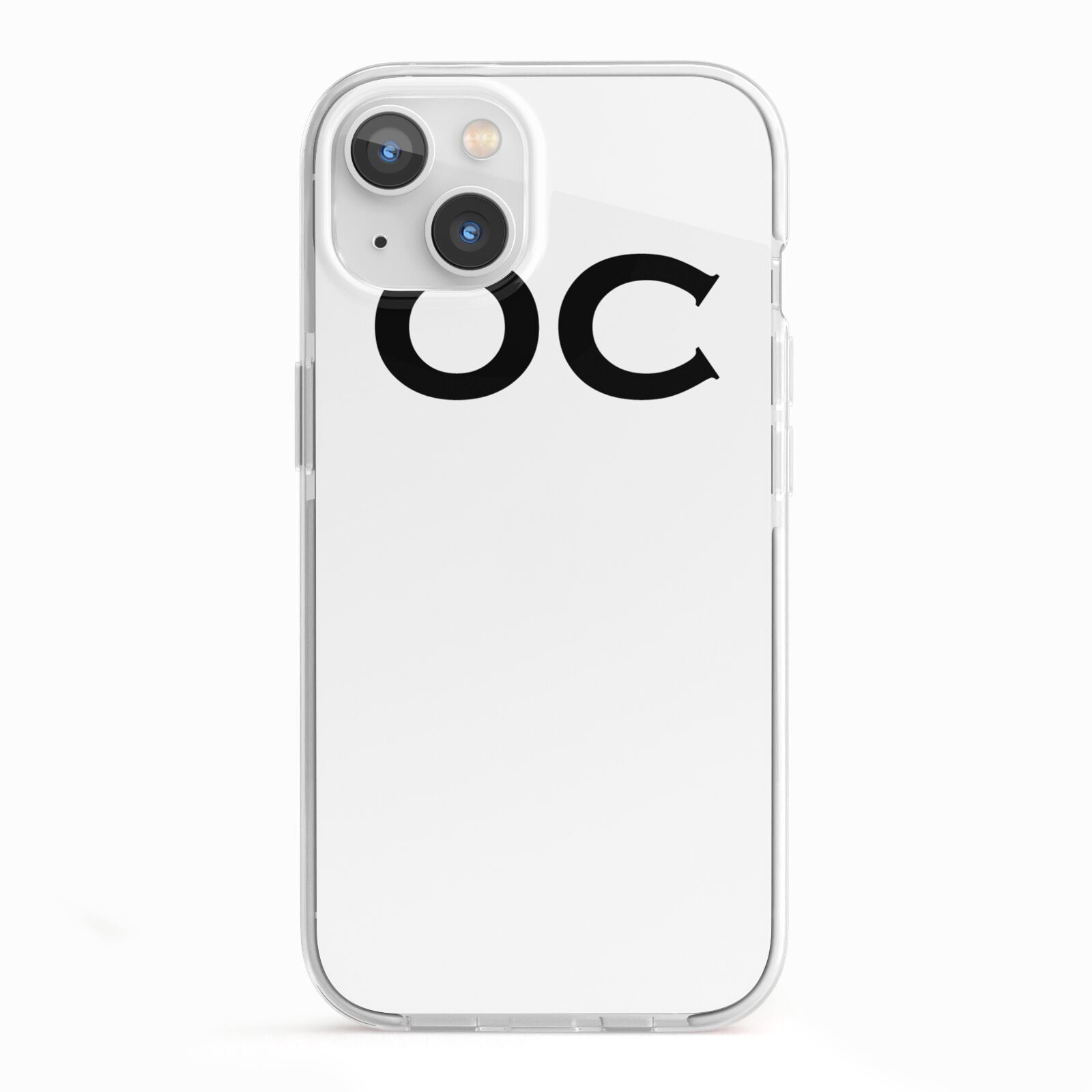 Personalised Initials 3 iPhone 13 TPU Impact Case with White Edges