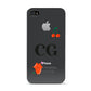 Personalised Initials Cherry Apple iPhone 4s Case