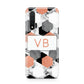 Personalised Initials Copper Marble Huawei Nova 6 Phone Case