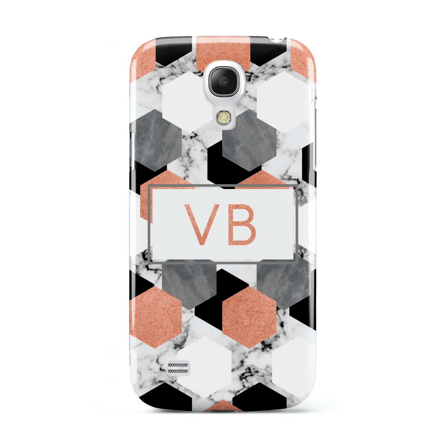 Personalised Initials Copper Marble Samsung Galaxy S4 Mini Case