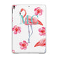 Personalised Initials Flamingo 3 Apple iPad Grey Case
