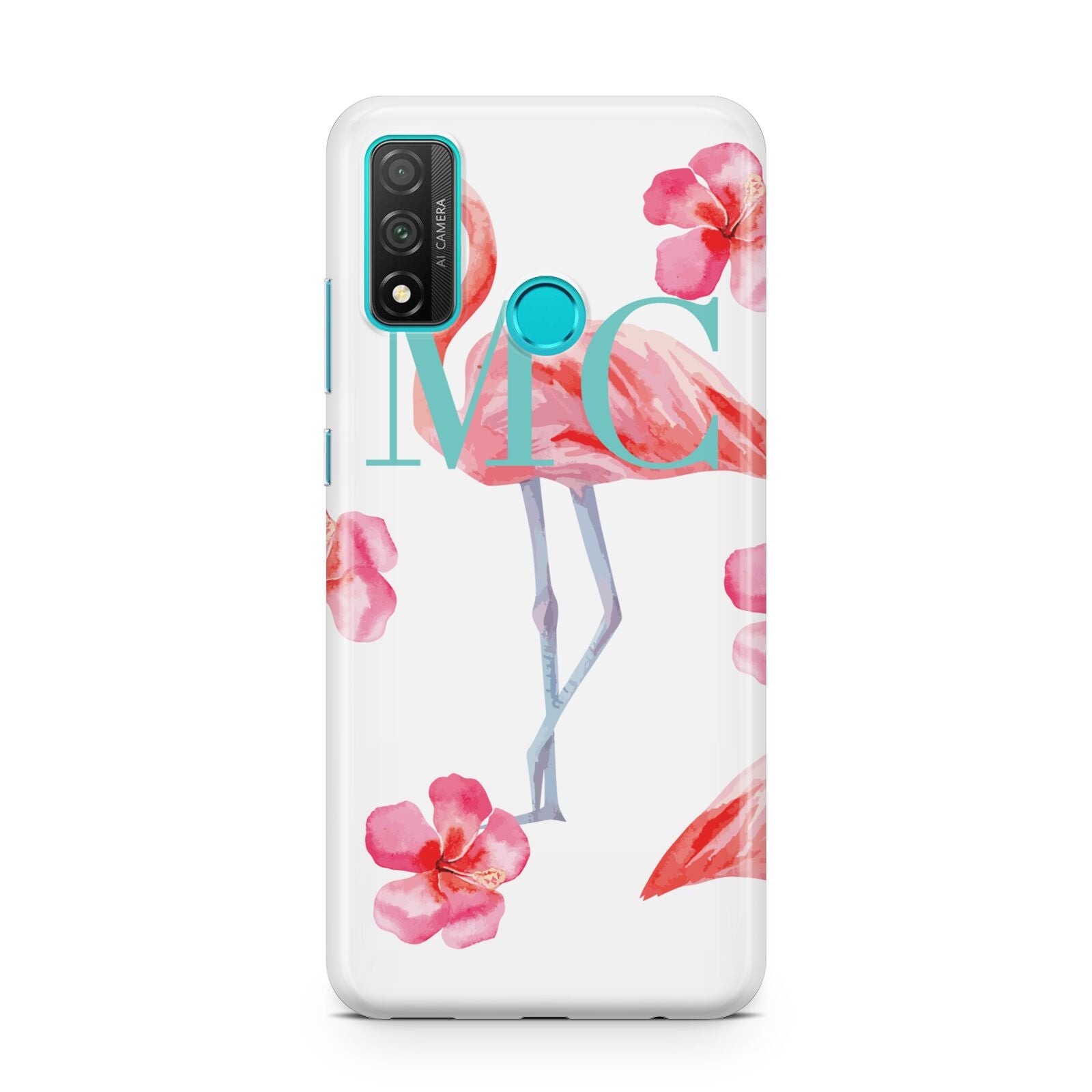 Personalised Initials Flamingo 3 Huawei P Smart 2020
