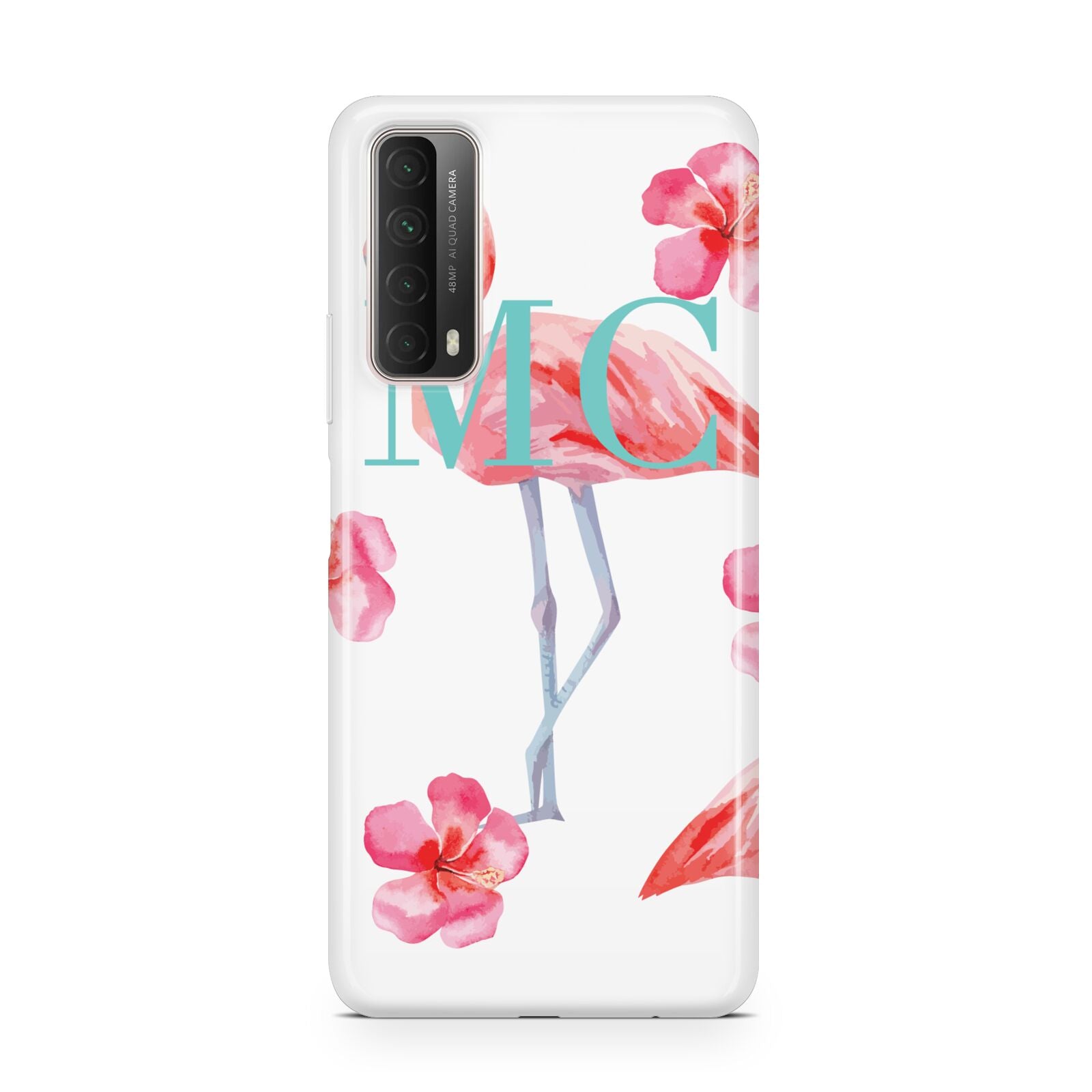 Personalised Initials Flamingo 3 Huawei P Smart 2021
