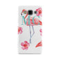 Personalised Initials Flamingo 3 Samsung Galaxy A3 Case