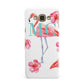 Personalised Initials Flamingo 3 Samsung Galaxy A8 Case