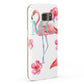Personalised Initials Flamingo 3 Samsung Galaxy Case Fourty Five Degrees