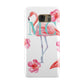 Personalised Initials Flamingo 3 Samsung Galaxy Case
