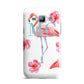 Personalised Initials Flamingo 3 Samsung Galaxy J1 2015 Case
