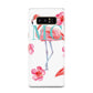 Personalised Initials Flamingo 3 Samsung Galaxy Note 8 Case