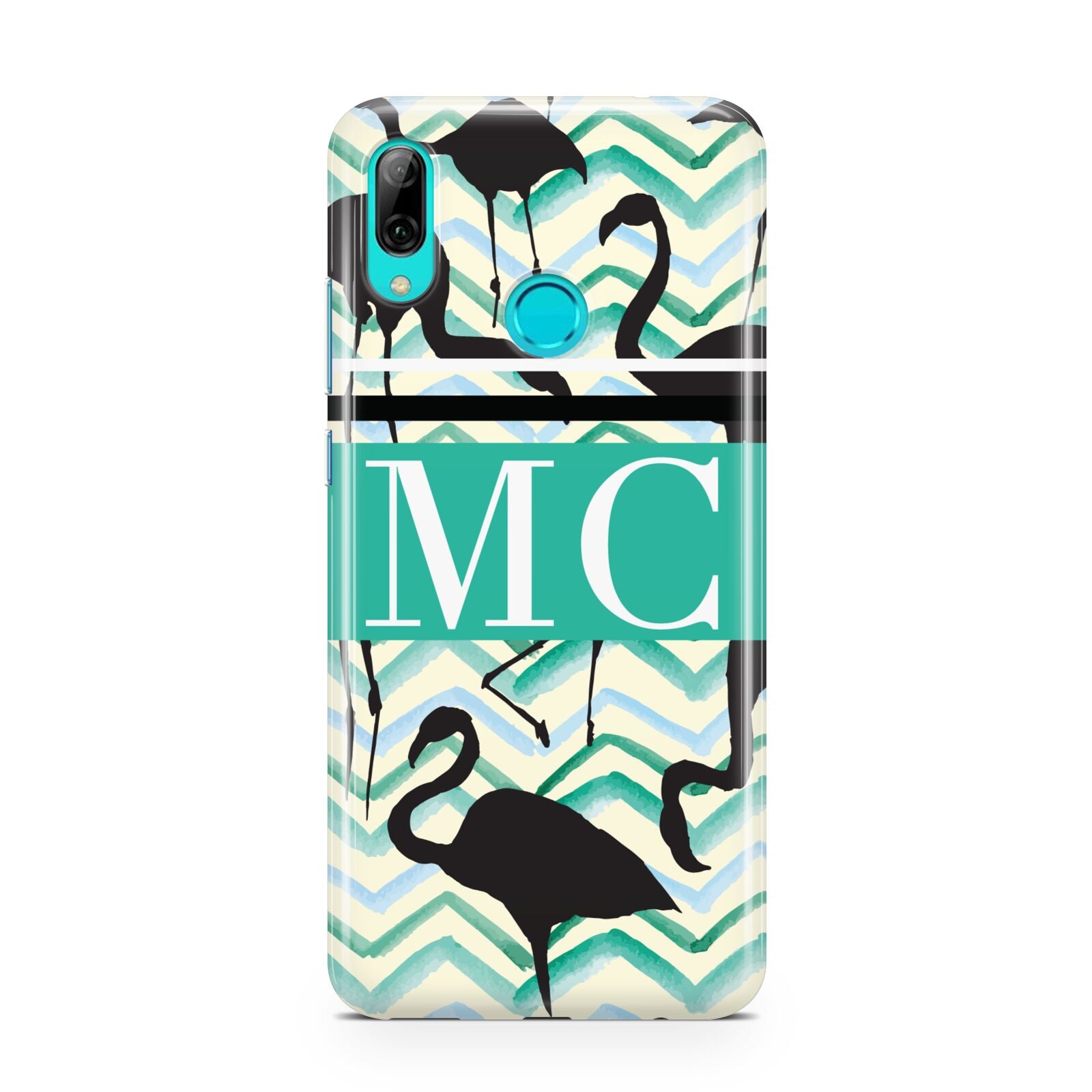 Personalised Initials Flamingos 2 Huawei P Smart 2019 Case