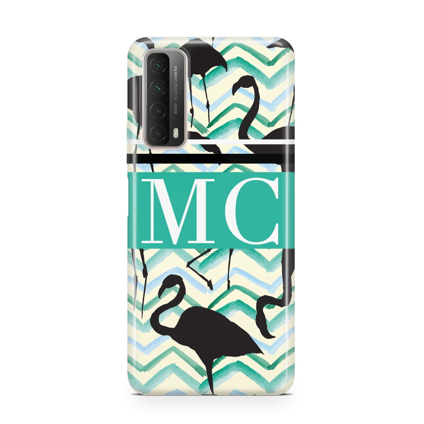 Personalised Initials Flamingos 2 Huawei P Smart 2021
