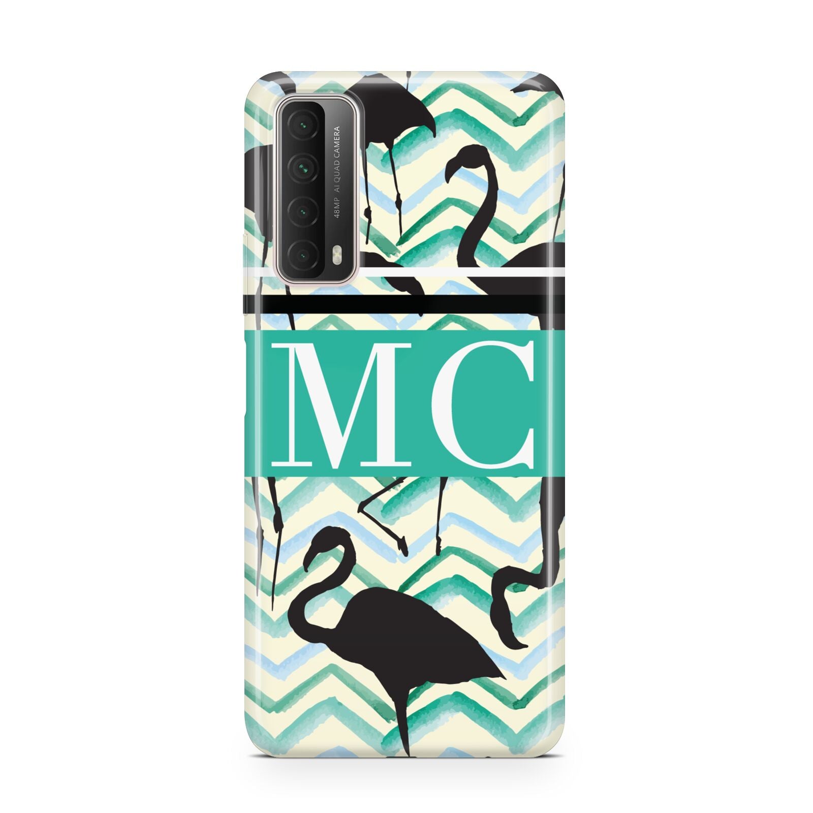 Personalised Initials Flamingos 2 Huawei P Smart 2021