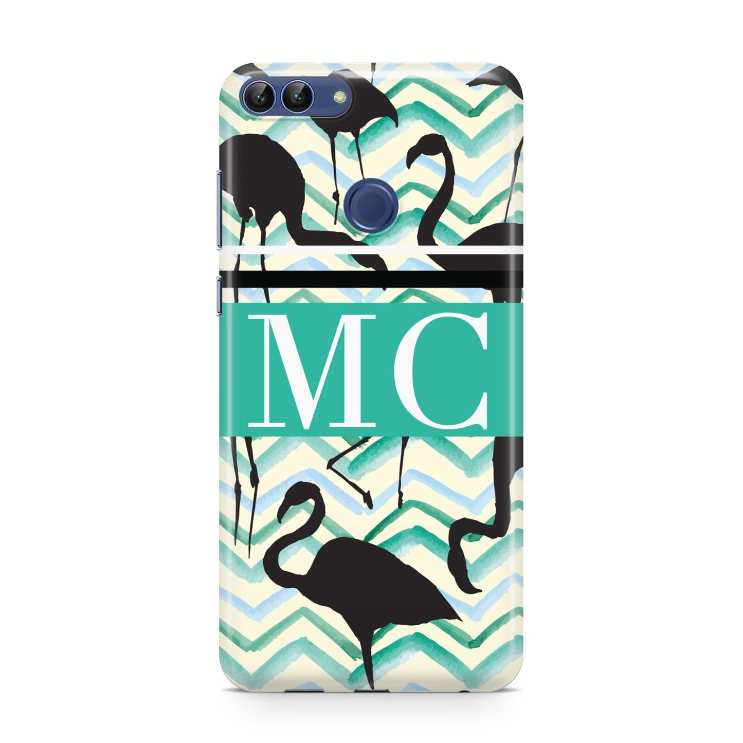 Personalised Initials Flamingos 2 Huawei P Smart Case
