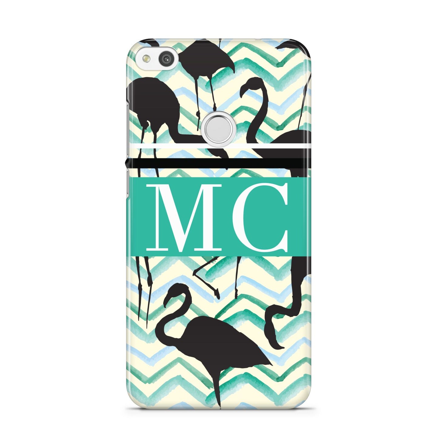 Personalised Initials Flamingos 2 Huawei P8 Lite Case