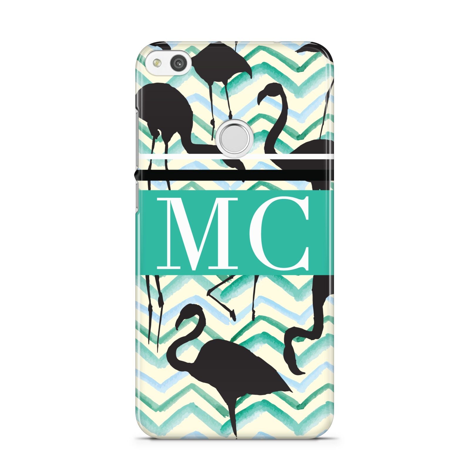 Personalised Initials Flamingos 2 Huawei P8 Lite Case
