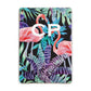 Personalised Initials Flamingos 4 Apple iPad Gold Case