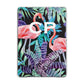 Personalised Initials Flamingos 4 Apple iPad Grey Case