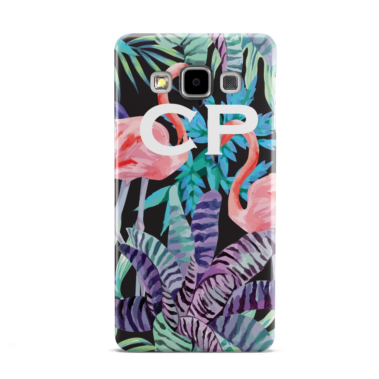 Personalised Initials Flamingos 4 Samsung Galaxy A5 Case