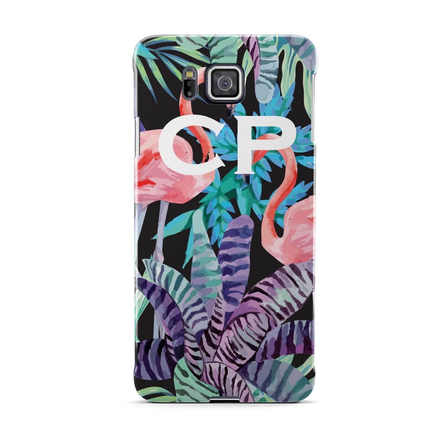 Personalised Initials Flamingos 4 Samsung Galaxy Alpha Case