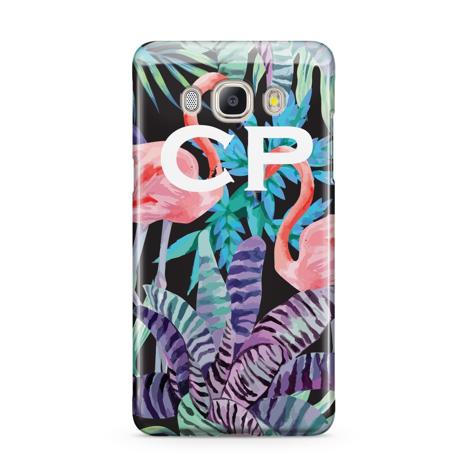 Personalised Initials Flamingos 4 Samsung Galaxy J5 2016 Case