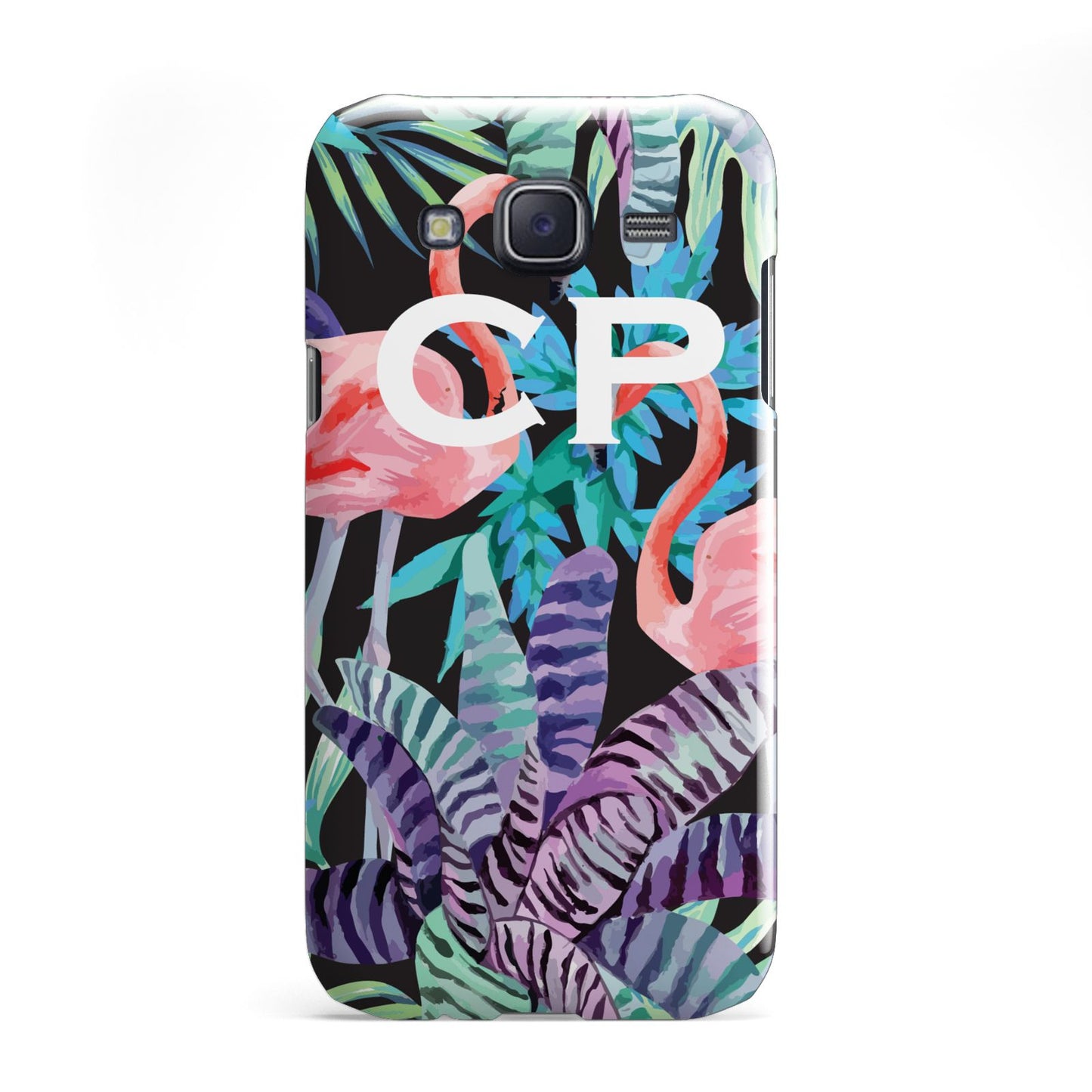 Personalised Initials Flamingos 4 Samsung Galaxy J5 Case