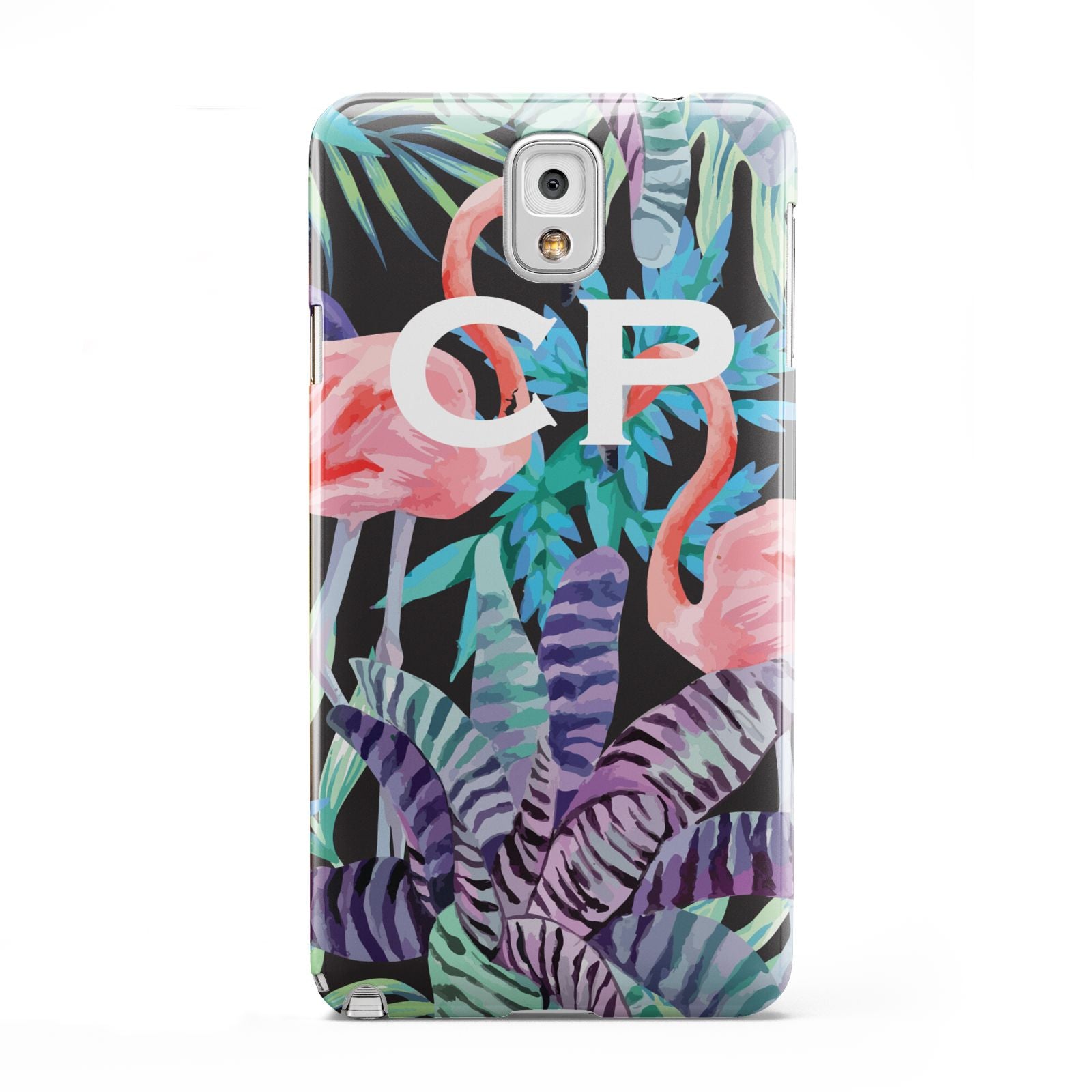 Personalised Initials Flamingos 4 Samsung Galaxy Note 3 Case