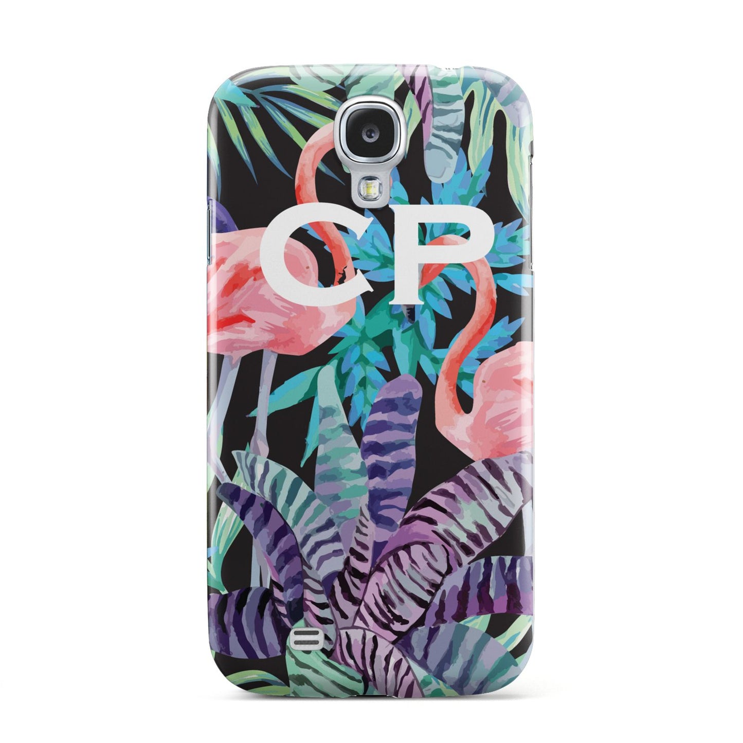 Personalised Initials Flamingos 4 Samsung Galaxy S4 Case