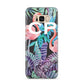 Personalised Initials Flamingos 4 Samsung Galaxy S8 Plus Case