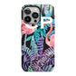 Personalised Initials Flamingos 4 iPhone 13 Pro Full Wrap 3D Tough Case