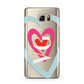 Personalised Initials Heart Samsung Galaxy Note 5 Case