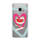 Personalised Initials Heart Samsung Galaxy S9 Case