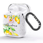 Personalised Initials Lemons AirPods Glitter Case Side Image