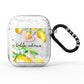 Personalised Initials Lemons AirPods Glitter Case