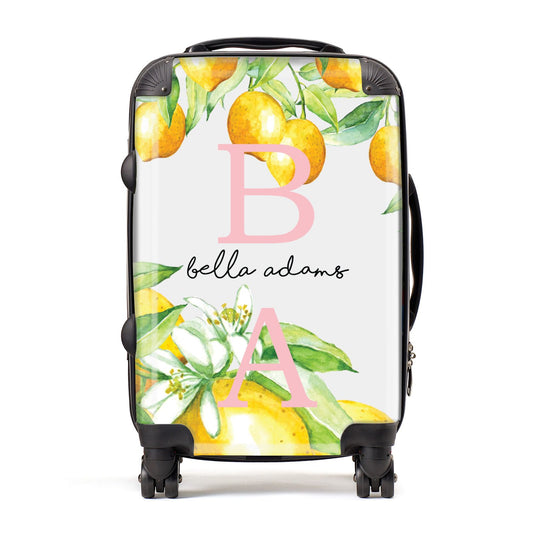 Personalised Initials Lemons Suitcase