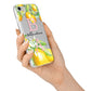 Personalised Initials Lemons iPhone 7 Bumper Case on Silver iPhone Alternative Image