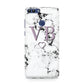 Personalised Initials Love Heart Marble Huawei P Smart Case