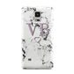 Personalised Initials Love Heart Marble Samsung Galaxy Note 4 Case